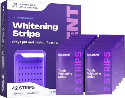 Purple Teeth Whitening Strips