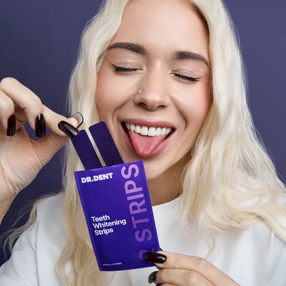 Purple Teeth Whitening Strips