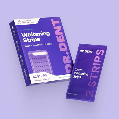 Purple Teeth Whitening Strips
