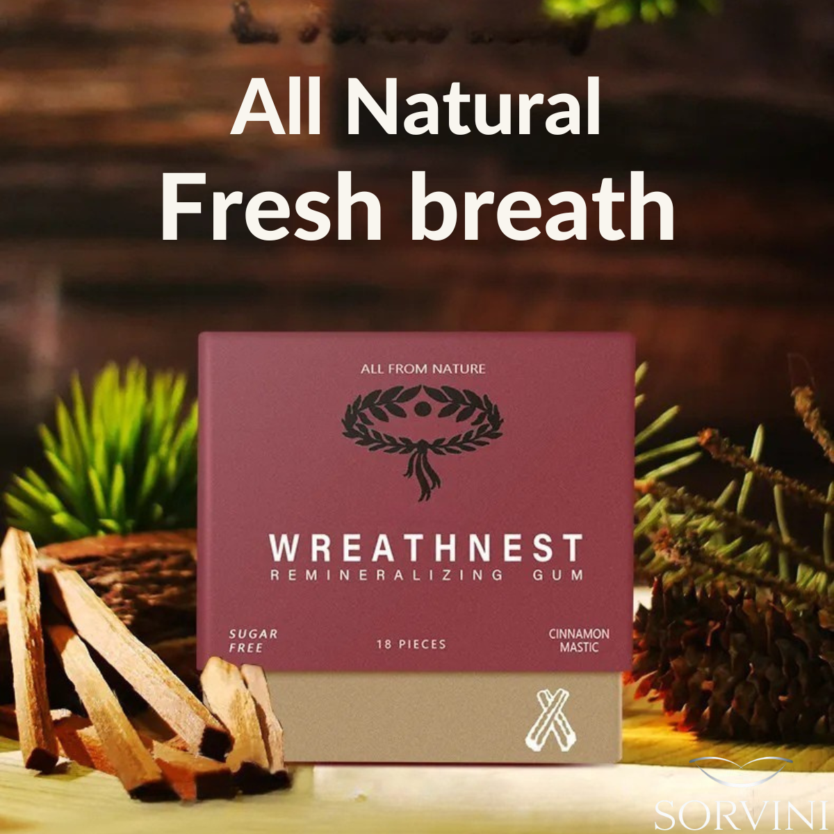 Clean Remineralizing Chewing Gum