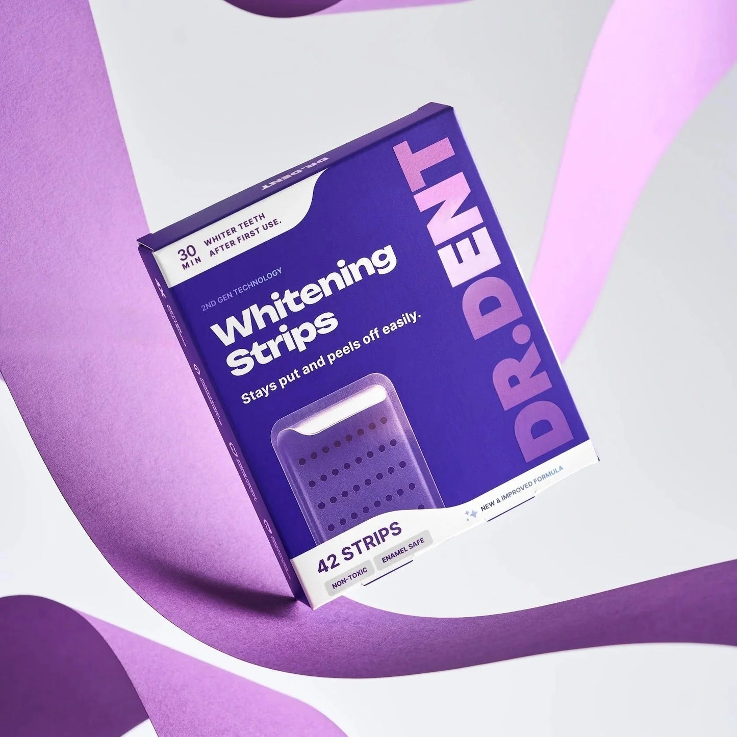 Purple Teeth Whitening Strips